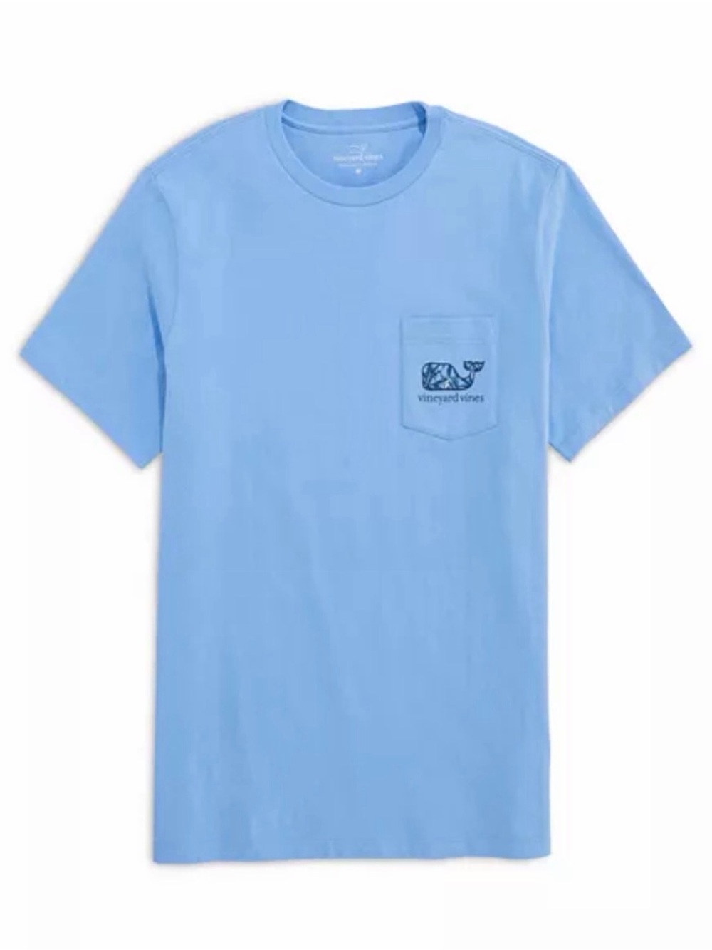 Vineyard Vines Light Blue Pocket Tee - Short Sleeve